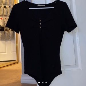 black bodysuit